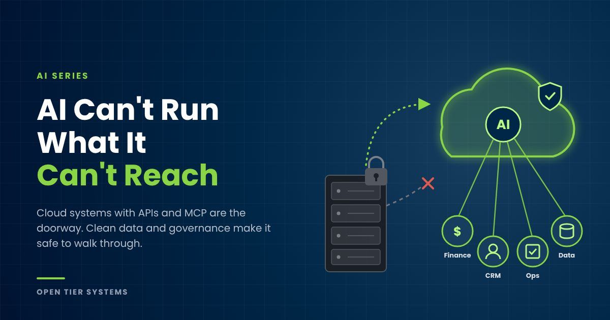 AI Can’t Run What It Can’t Reach